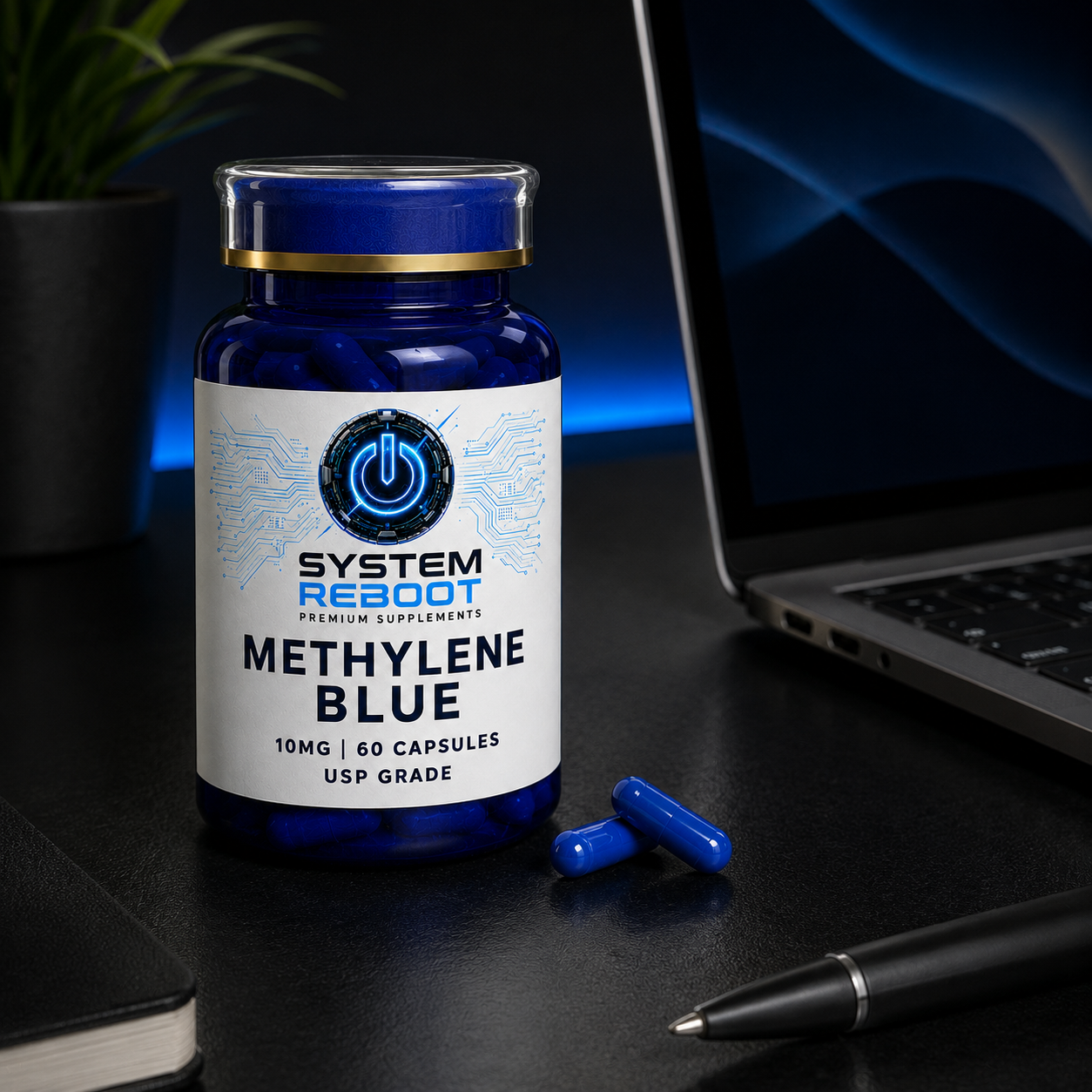 NMN 500mg Capsules by System Reboot - product photo