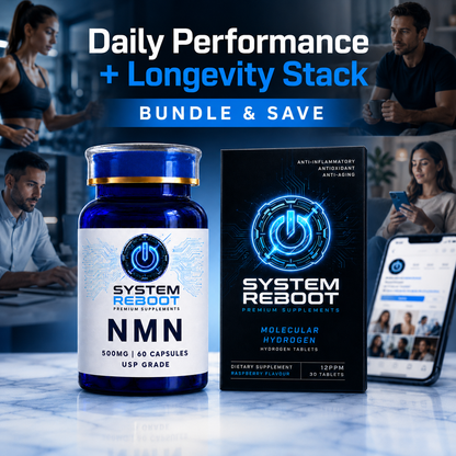 NMN 500mg Capsules by System Reboot - bundle mainstream social proof stack