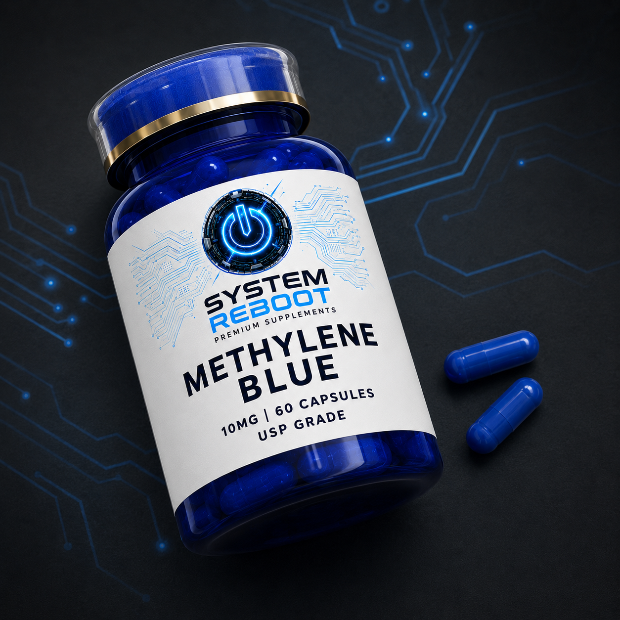 NMN 500mg Capsules by System Reboot - product photo