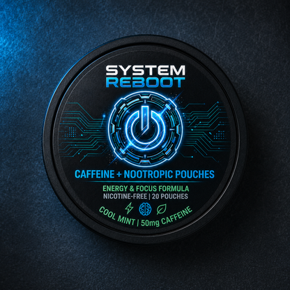 Caffeine + Nootropic Pouches by System Reboot - caffeine nootropic pouches image 1