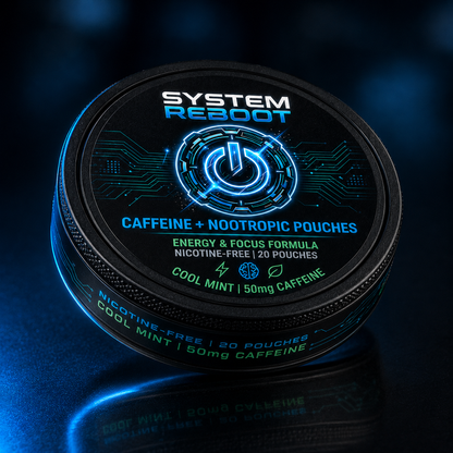 Caffeine + Nootropic Pouches by System Reboot - caffeine nootropic pouches image 2