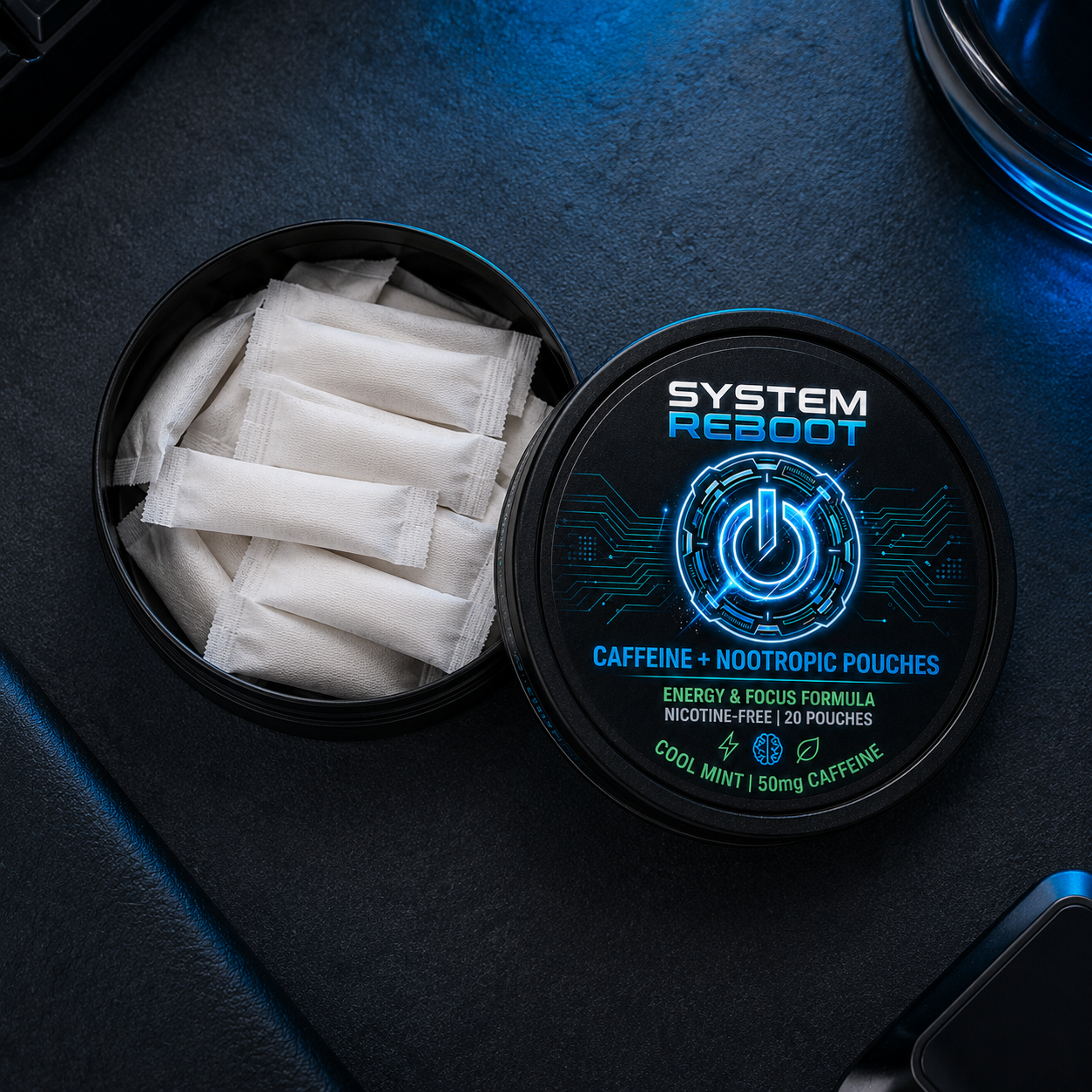 Caffeine + Nootropic Pouches by System Reboot - caffeine nootropic pouches image 6